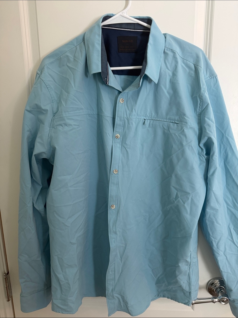 Nomad Men’s Performance Stretch Long Sleeve Button Down Shirt XL
